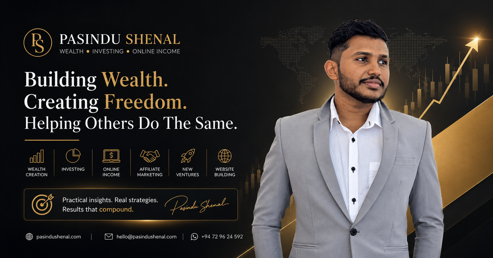 Pasindu Shenal — wealth creation, investing and online income